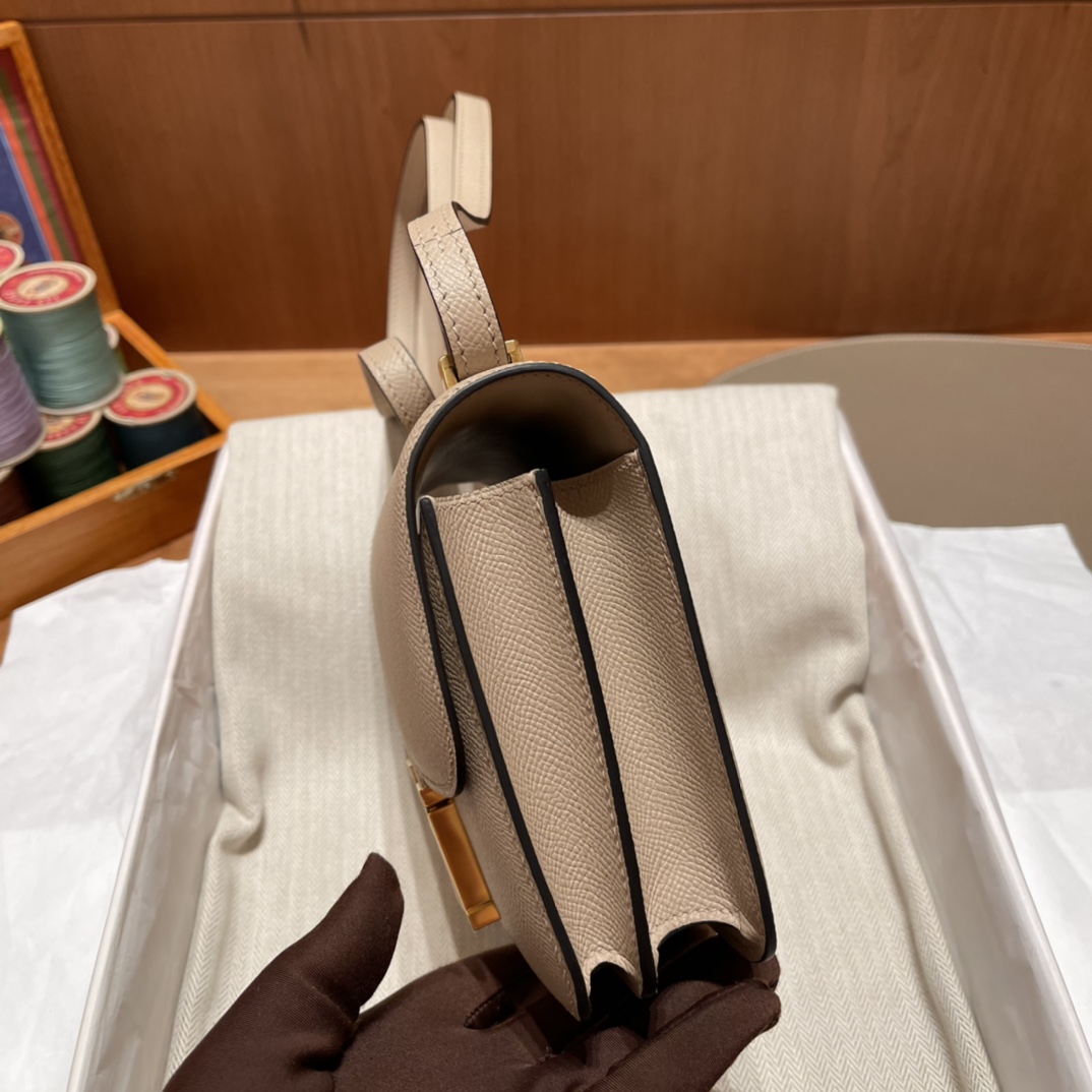 에르메스 콘스탄스18 트렌치 금장 앱송